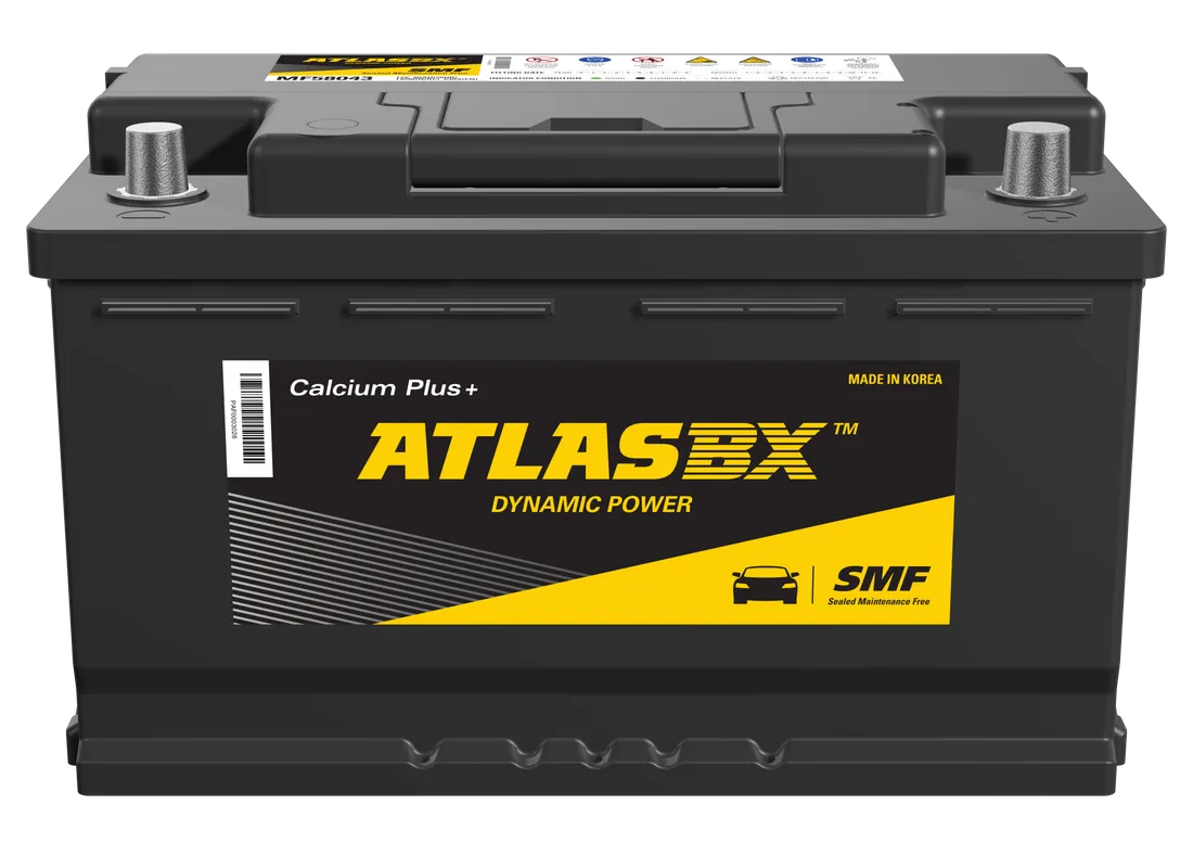 Ắc quy ATLASBX Dynamic Power SMF MF58043 — Made in Korea