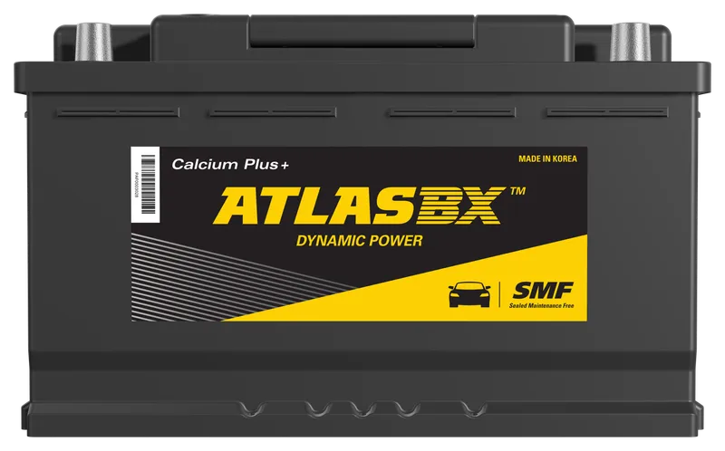 Ắc quy ATLASBX SMF Dynamic Power — Chính diện